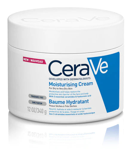 Cerave Moisturizing Cream for Dry Skin with Hyaluronic Acid 340G